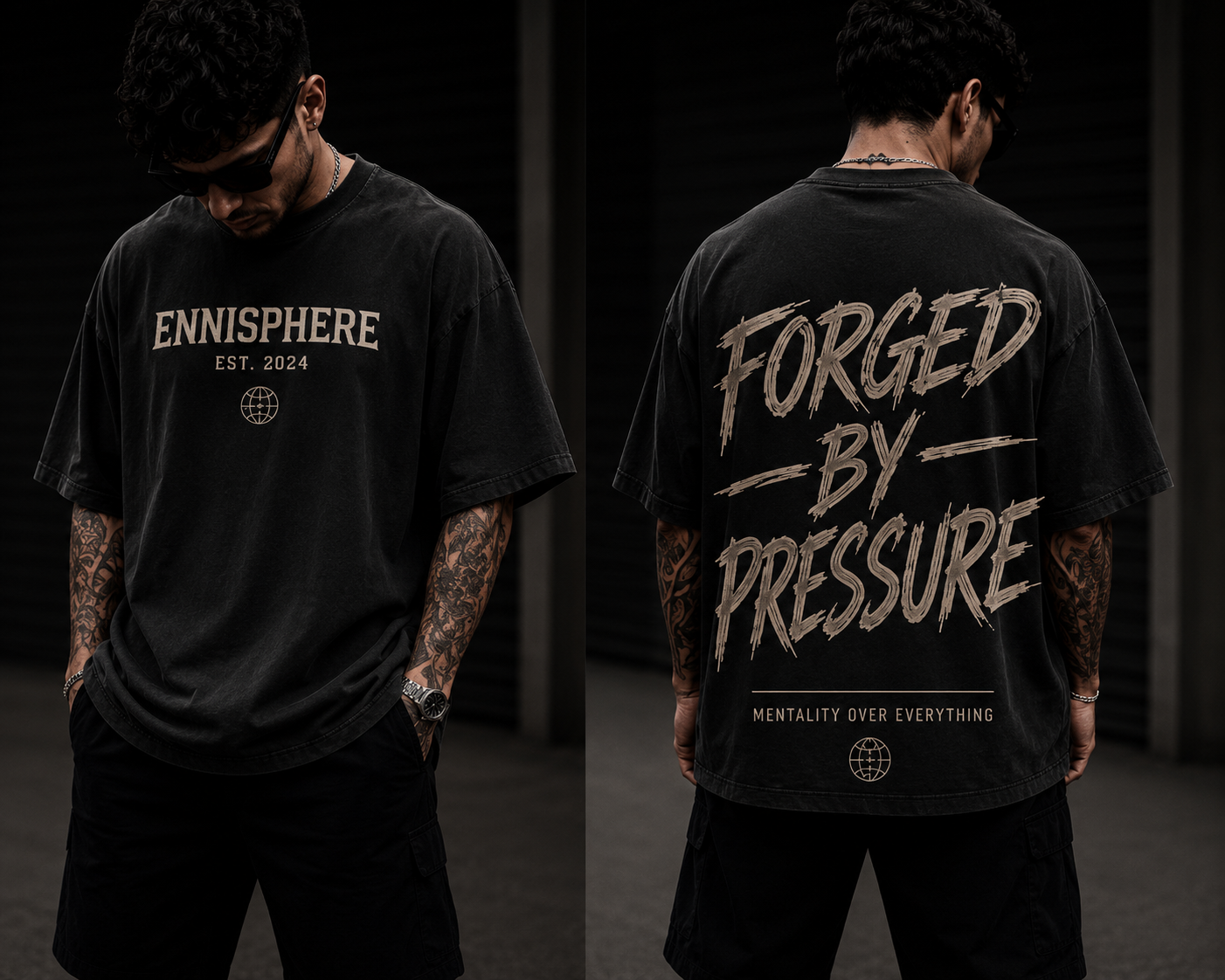 Forged By Pressure - Oversized Tee