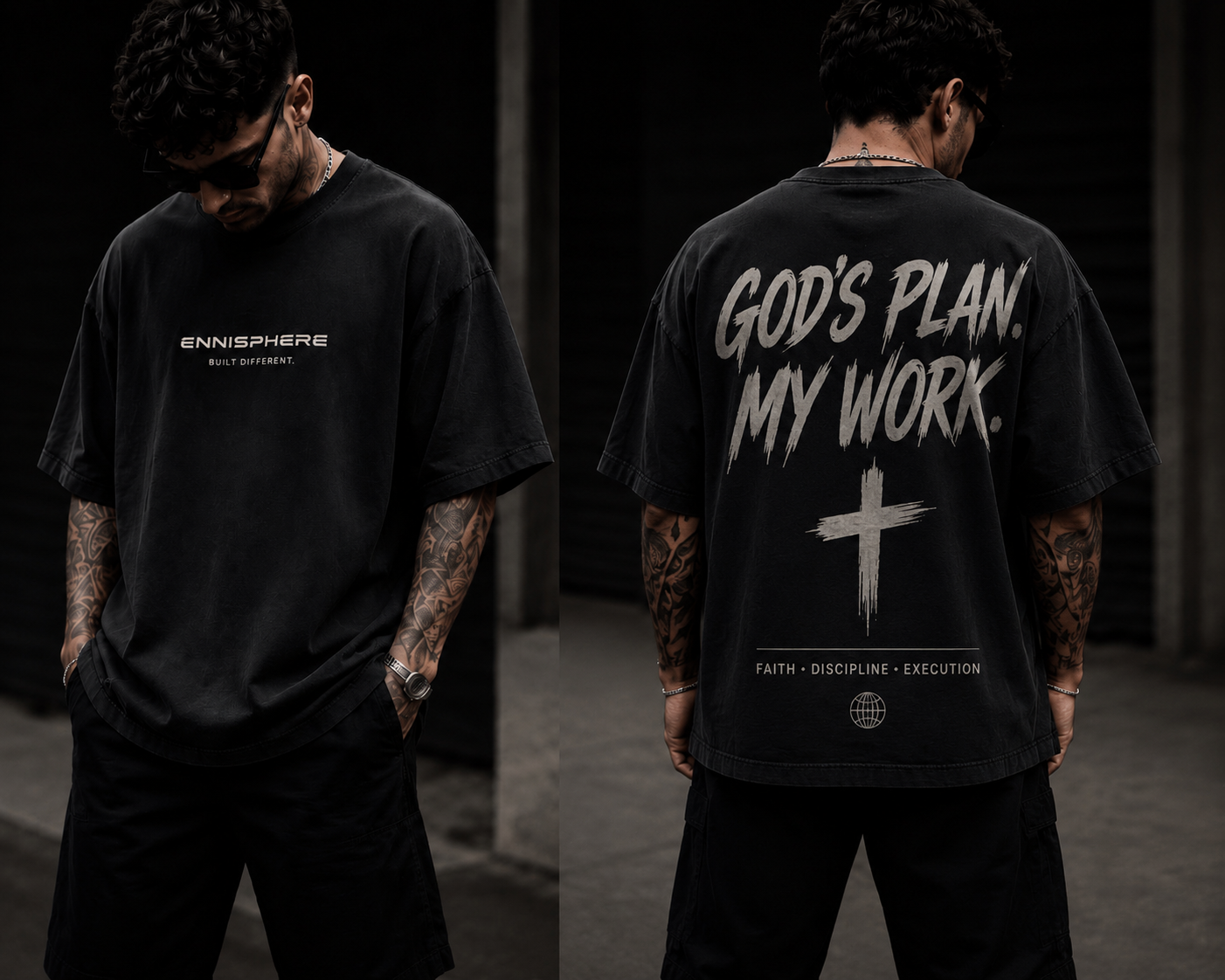 God's Plan, My Work - Oversized Tee